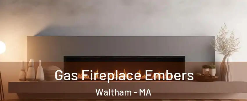  Gas Fireplace Embers Waltham - MA