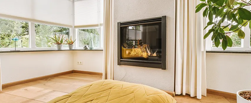 Residential Fireplace Ceramic Glass Installation in Waltham, MA