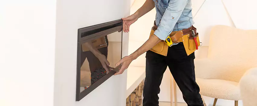 Metal Fireplace Installation in Waltham, Massachusetts