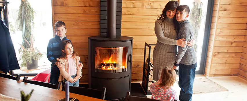 Morso Cast Iron Fireplace Insert Installation in Waltham, Massachusetts