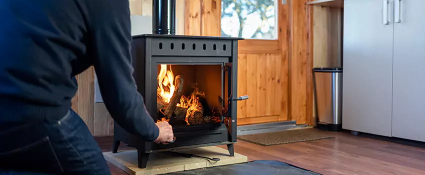 Open Hearth Wood Fireplace Installation in Waltham, MA